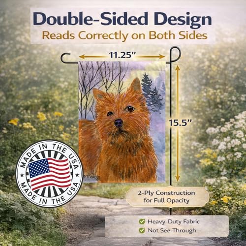 Norwich Terrier Flag drapeau jardin résistant multicolore - 4