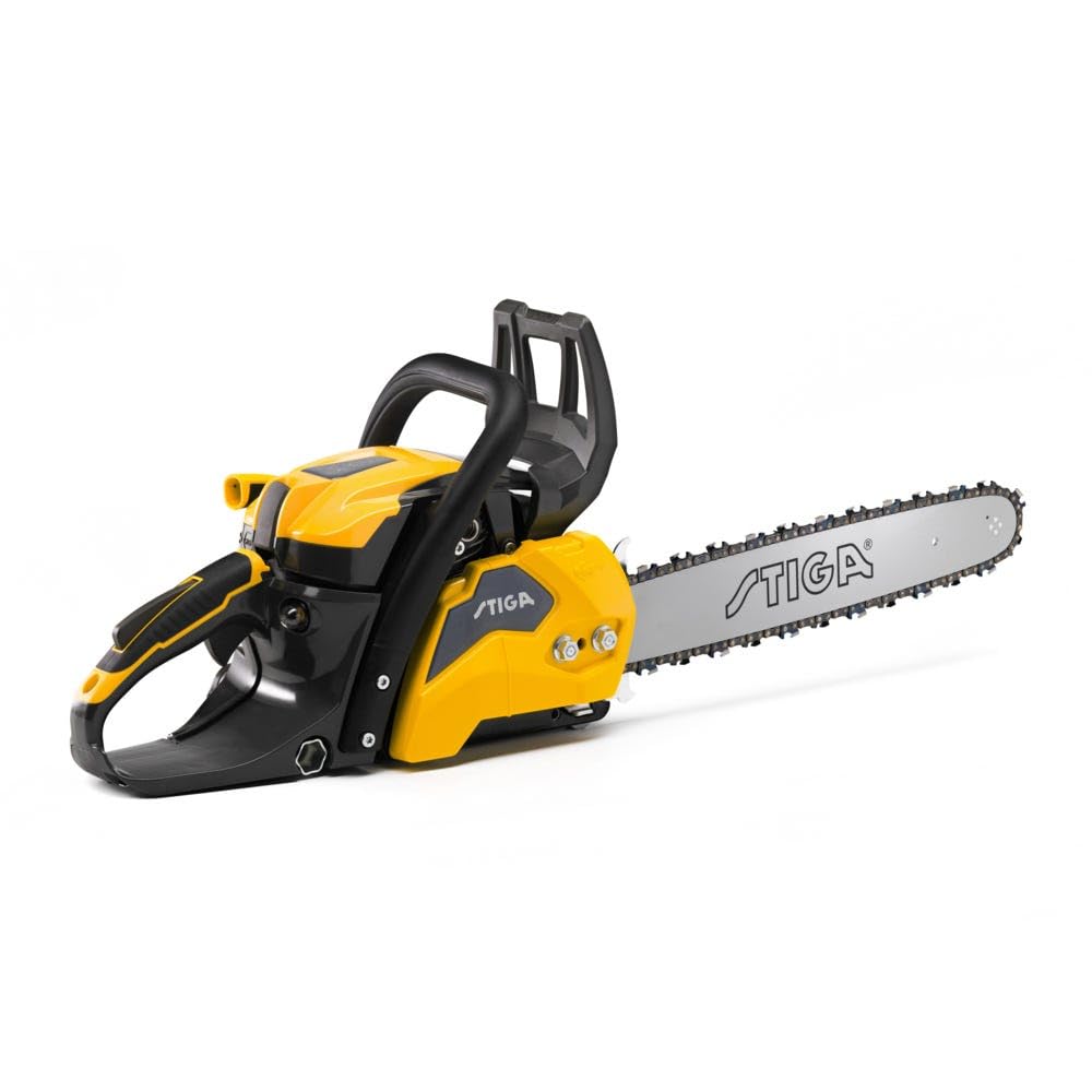 STIGA CS 545 (16") motosierra térmica - Motor 42.4 cm3 1.9 kW, guía 40 cm, velocidad de cadena 23.1 m/s, sistema antivibración, fácil mantenimiento, alta potencia y seguridad