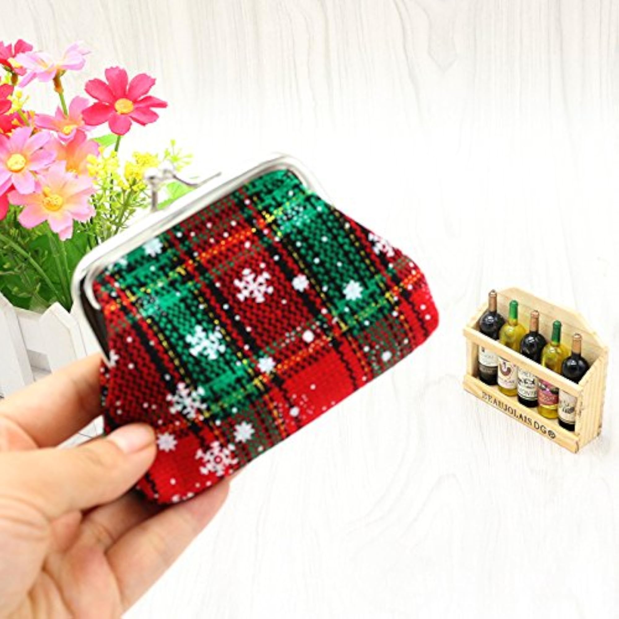 Christmas Mini Fabric Purse for Students