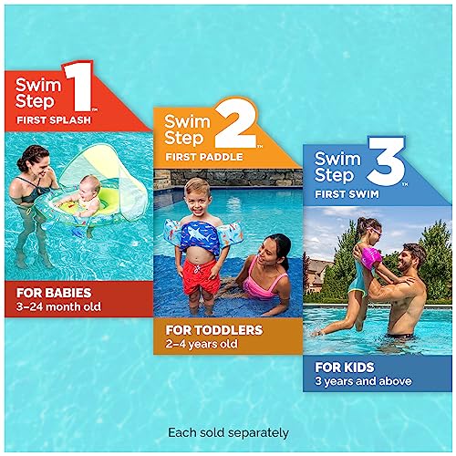 Swimways Baby Spring Float Sun Canopy - Blue Sea Monster #TOP6