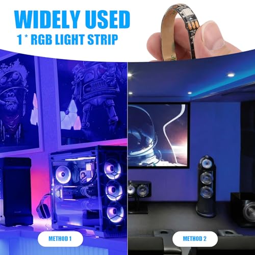 Tira LED RGB para Gabinete PC 0.5m 5V 3-Pin miniatura 7