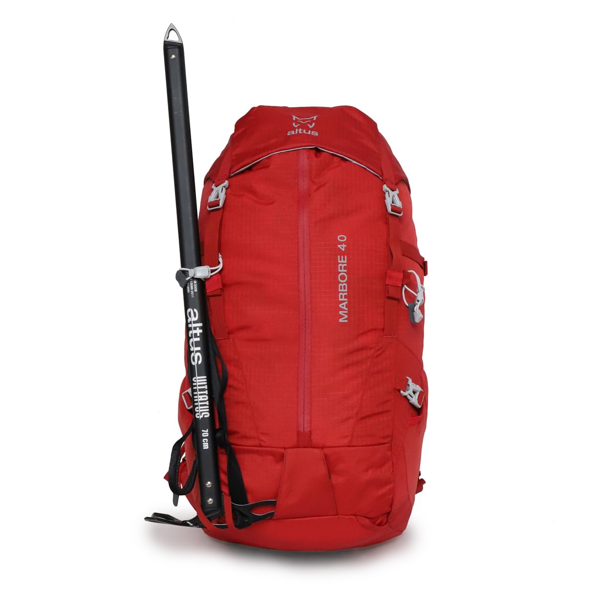 MARBORE 40 I30 Mochila Ligera 40 Litros para Recorridos Técnicos, Rojo, Talla U