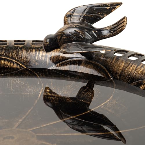 Alpine Corporation TEC294BZ Birdbath Bronze W/Bird Decoration thumb #8