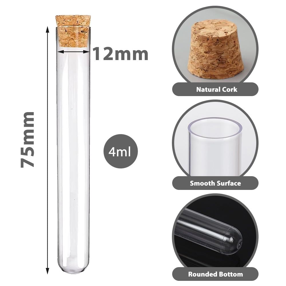 Kaufe 10 Teile/los Kunststoff Reagenzglas Mit Kork Fläschchen Probenbehälter Flasche zum Preis ab 1.98 Kaufe 10 Teile/los Kunststoff Reagenzglas Mit Kork Fläschchen Probenbehälter Flasche zum Preis ab 1.98