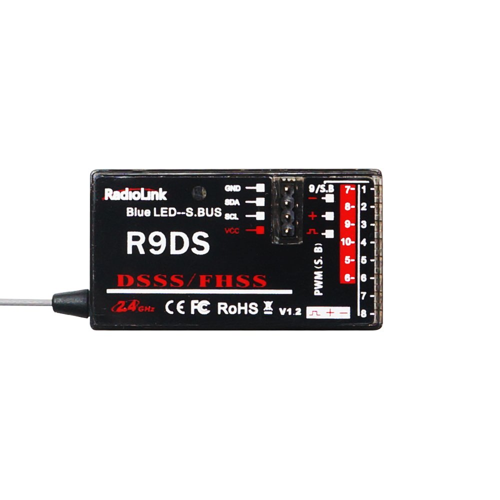 Amazon | ARRIS Radiolink R9DS 10-CH 2.4GHz DSSSとFHSS 受信機 (S 