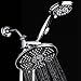 Dream Spa 38-Setting 3-Way Rainfall Combo features 7-setting 7-inch Rain Shower Head and 6-setting 4-inch Hand Shower with Patented ON/OFF Pause Switch Use