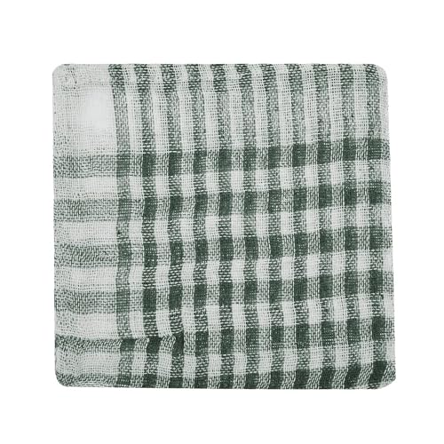 Image of Kuber Industries Pack of 12 Cotton Kitchen Cloth | Green, 44x44 cm