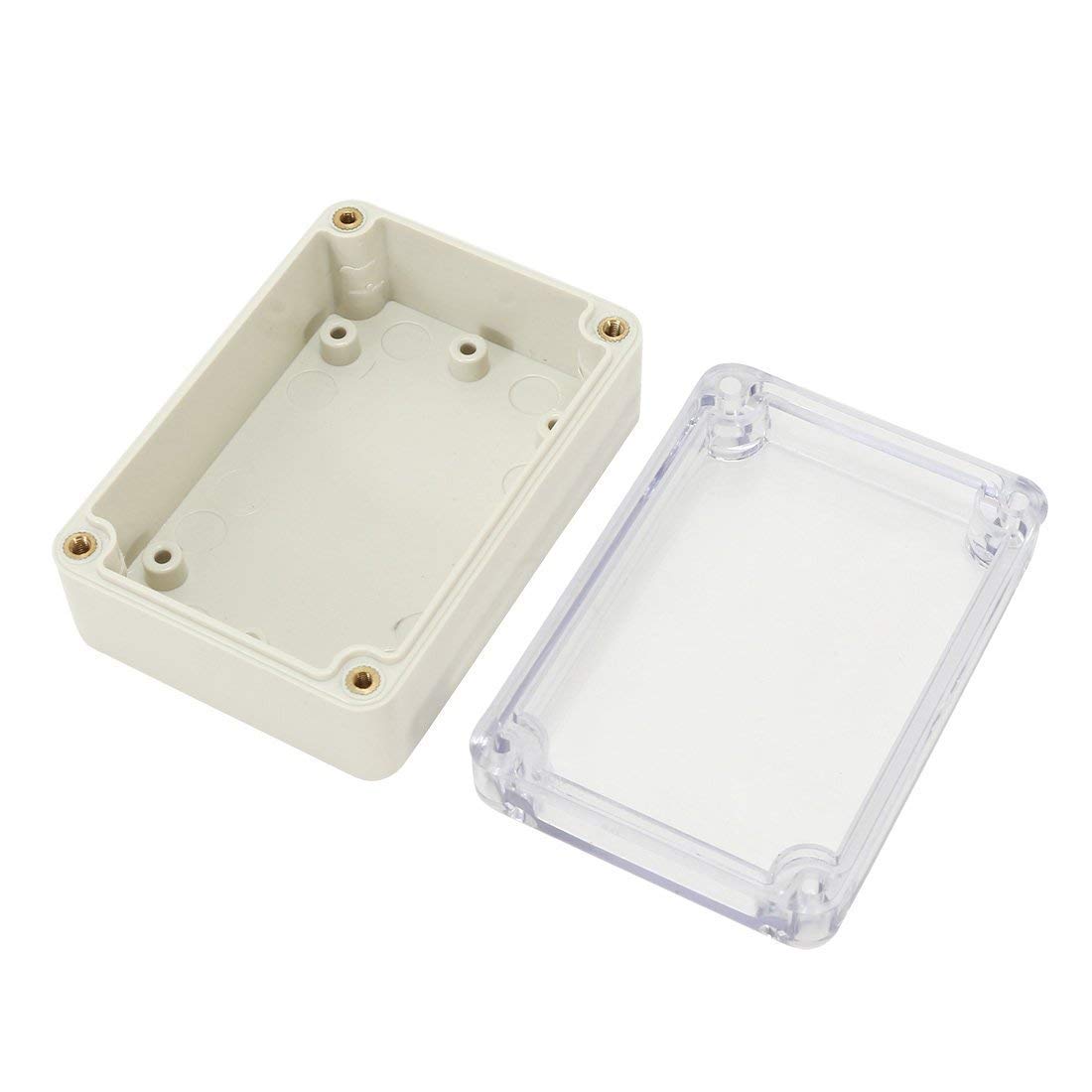 YXQ 3.27x2.28x1.3inch Clear Cover Junction Box IP65 Waterproof Dustproof ABS Enclosure Cable Project Case (83x58x33mm-3pcs)