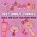 Produktbild Just Girly Things Bold and Easy Coloring Book: 49 Designs for Adults & Kids