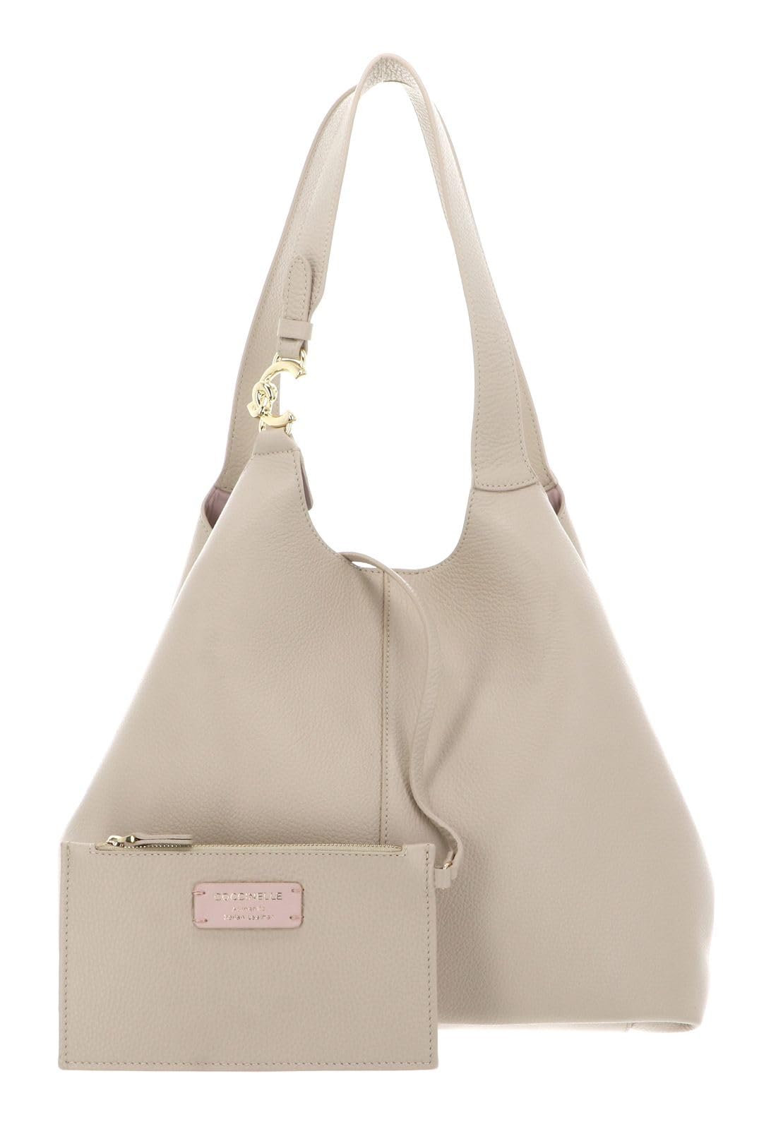 Coccinelle C-Easy Shopper L Schultertasche – Sandshell beige