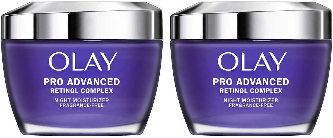 OLAYpro advanced retinol complex night moisturizer 3.4 oz, 1.7 oz x 2 packs
