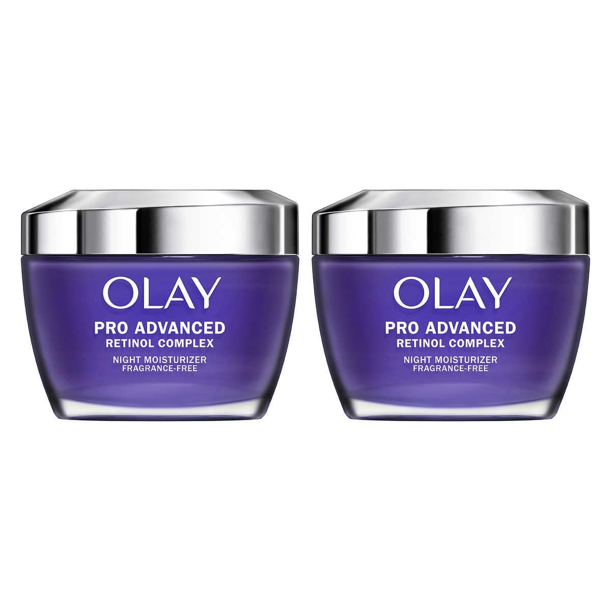 OLAYpro advanced retinol complex night moisturizer 3.4 oz, 1.7 oz x 2 packs