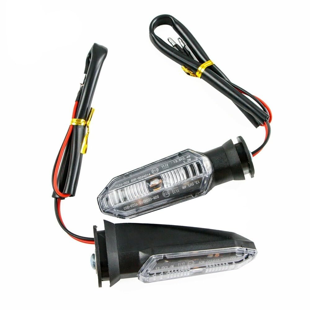 Kennzeichenträger-Set für CRF250L/CRF250L Rally (2013-2020)-Heckumbausatz inkl. LED-Rücklicht/Bremslicht,Blinker,Kennzeichenbeleuchtung & Heckkotflügel-Entferner, Heckaufräumfunktion (Transp.-Transp)