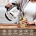 Electric Kettle, FITMAKER Electric Kettle Cordless Glass Cordless Fast 1.7 Liter Cordless with LED Indicator Light Hot Water Dispenser 1500W (BPA Free)