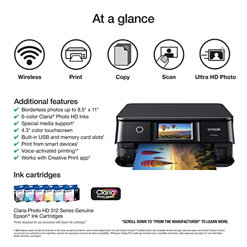 Epson Expression Photo XP-8700 Wireless All-in-One Printer