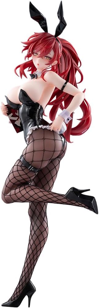 Anime Illustration Salesgirl Bunny AKI-Chan Figure 1/4 Scale Bunny Girl Large Anime Figure Standing Original Painting Model Statue,29cm