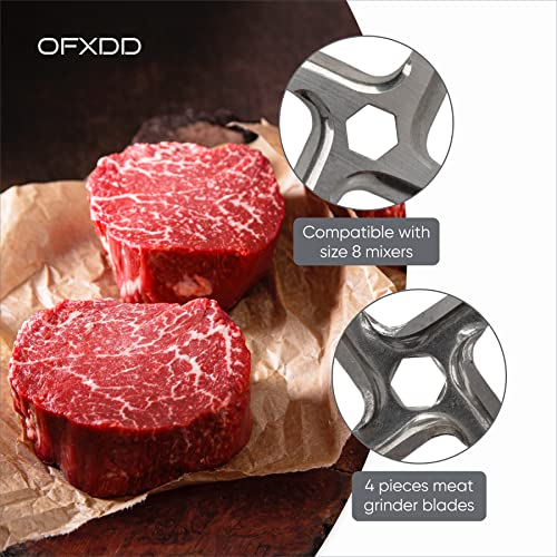 Universal Steel Blade for Hand Meat Grinder - Size #5 - Electric Grinding Accessories Blades Parts - Replacement Metal Cutting Blade Knife (3)