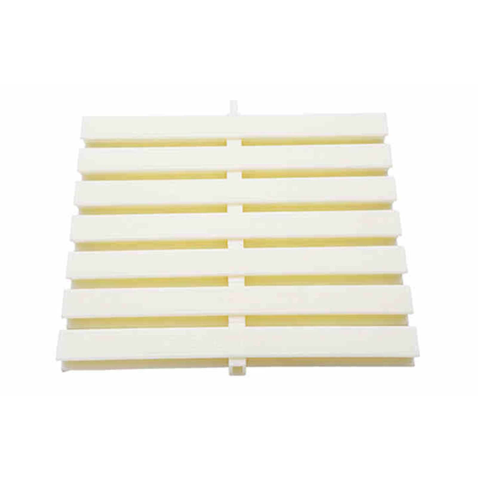Grille de drainage rectangulaire ABS pour caniveau extérieur