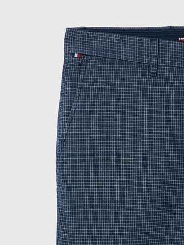 Tommy Hilfiger Herren Chino Denton Pow Check Stretch, Blau (Desert Sky), 33W / 34L – Ansicht 4