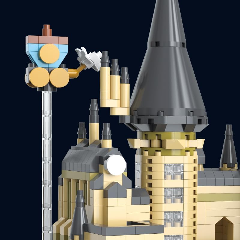 Image of SKY LINE OCEAN Magic Castle Building Blocks Set (2700+ PCS) | Fantasy Medieval Architecture Model Kit for Teens & Adults | Detailed Collectible Display Decor | 5 Year Structural Warranty