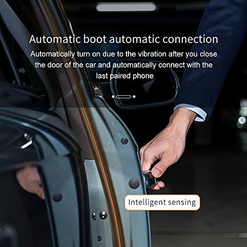 Sunbaca T823 BT para automóvel, viva-voz viva-voz veicular, reprodutor de música com redução de ruíd