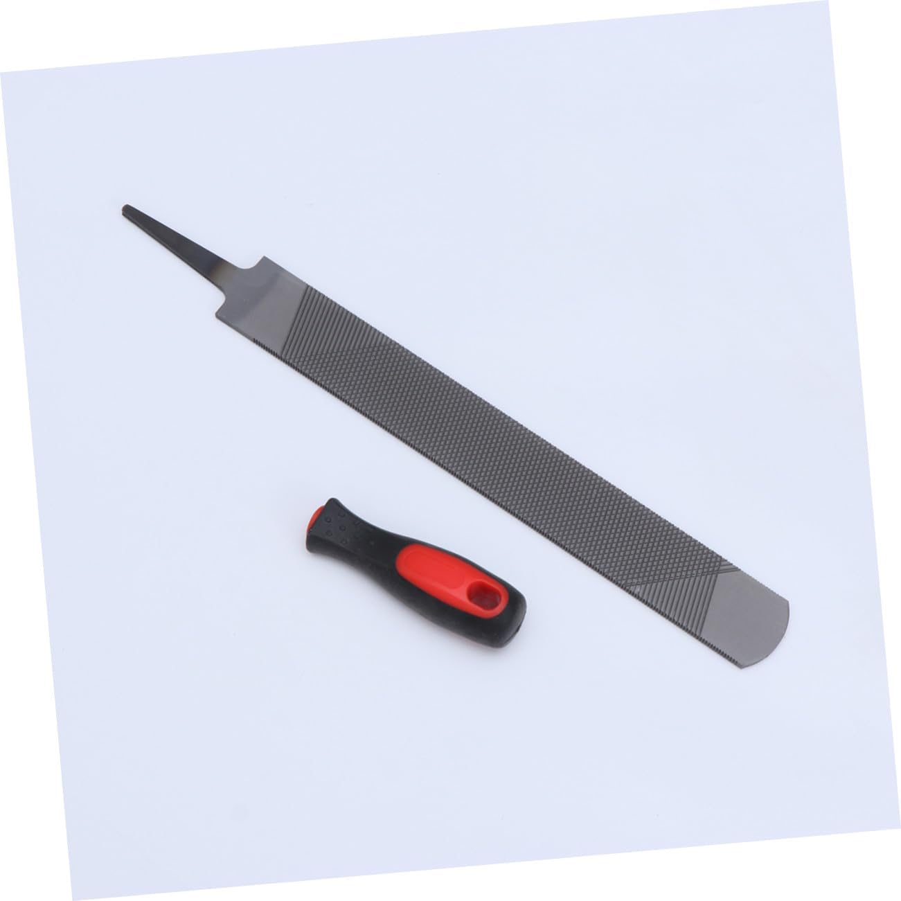 Horseshoe File Hoof Repair Tool Steel Shoeing Supplies with Non-Slip Handle for Precise Horse Hoof Trimming and Farrier Care