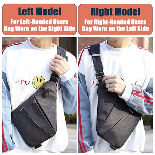 Anti Theft Travel Bag Crossbody, Multi-pocket Anti-theft Purses, Sling Bag with Adjustable Strap for Women Men2
