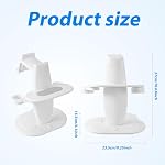 VR Stand Compatible avec Meta Quest, VR Porte casque Jeux Casques Organisateur Station de recharge verticale VR Sac de rangement pour Meta Quest 3S Quest 3 Quest 2 (Blanc)