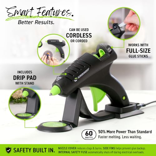 Surebonder Cordless 60W Full Size Glue Gun