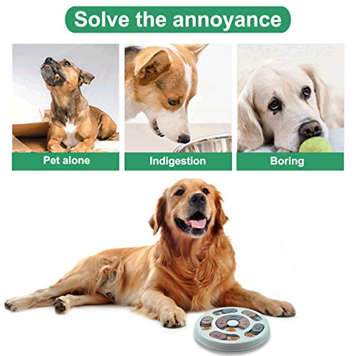 HQdeal Hundespielzeug Intelligenz,Interaktiv Welpenspielzeug Spielzeug Hund Puzzle-Spielzeug Futterspielzeug Hunde Beschäftigung Feeder Puzzle Bowl Intelligenzspielzeug für Hunde Welpen und Katzen