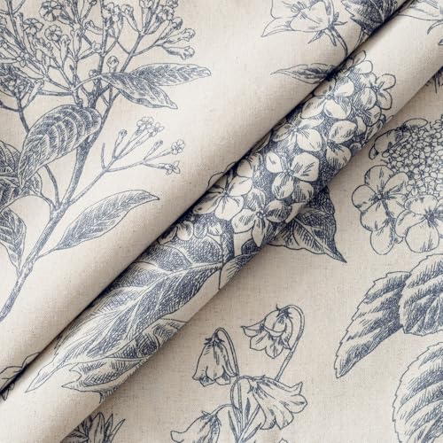SWANCOCO Set of 2 Decorative Floral Pillow Covers 18x18 Inch Light Blue - image 2