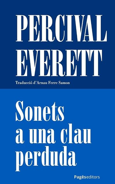 Portada de SONETS A UNA CLAU PERDUDA EDICIÓ BILINGÜE