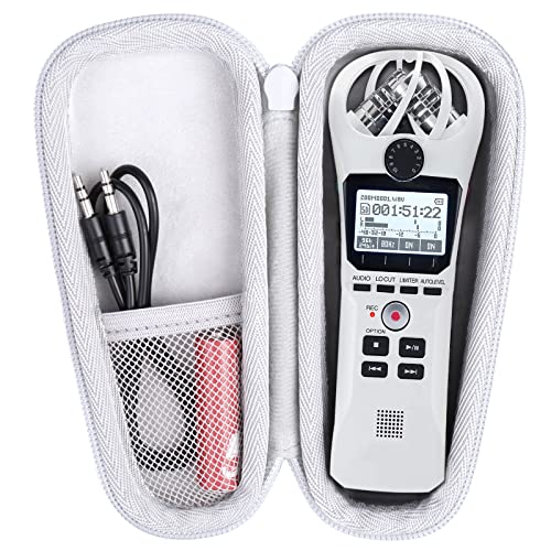 Image of co2CREA for Zoom H1n H1 Digital Handy Recorder Hard Protective Case, Portable Travel Case Replacement (White)