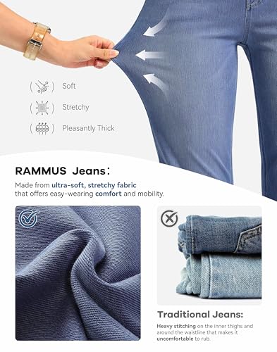 Image of Rammus Straight Leg Jeans for Women
