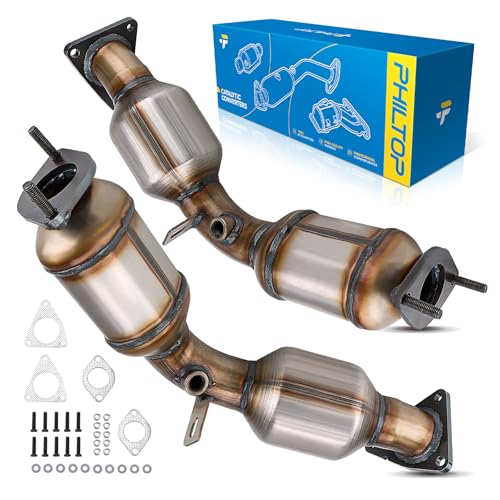 PHILTOP Left and Right High Flow Catalytic Converter Fit for INFINITI, Nissan 2003-2020 G37/G35/350Z/Q50/FX35/370Z/M35/QX50/EX35/M37/QX70/Q70/Q60/Q70L/Q40/FX37/EX37 3.5/3.7L V6 644030(EPA Compliant)