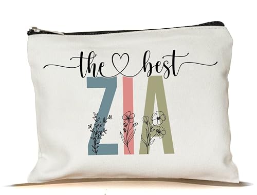 PTDShops The Best Zia Makeup Bag - Multicolor Letter Print Zipper Makeup Bag for Women - Travel Cosmetic Bag
