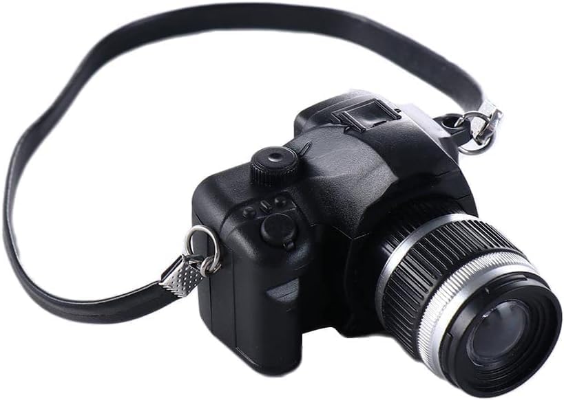 Mini accesorio de cámara a escala 14, modelo de cámara vintage, mini accesorios de decoración para cámara digital en miniatura, accesorios de