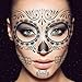 Frcolor 2Pcs temporäre Skelett Tattoos Tag der Toten liefert wasserdichte Gesicht Tattos für Halloween Halloween Tattoo günstig Kaufen-Frcolor 2Pcs temporäre Skelett Tattoos Tag der Toten liefert wasserdichte Gesicht Tattos für Halloween