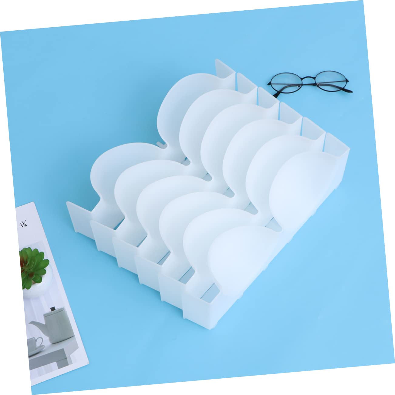Holibanna 6 Pezzi Scatola Organizzatrice Per Reggiseni in Plastica Con Scomparti Per Intimo Femminile Ideale Per Ordinare Il Tuo Guardaroba E Proteggere I Reggiseni