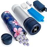 YOUSHARES Electric Insulin Cooler Travel Case, 35-68°F Custom & Display Temperature Medical Cooler with Biogel & USB Charger, TSA Approved Diabetic Medication Refrigerator, Portable for 1–7 EpiPens