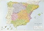 Mapa en relieve España político. Escala 1:2.000.00...: 