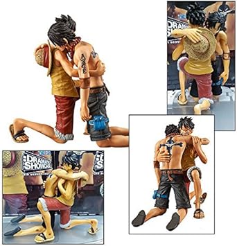Amazon Co Jp アクションフィギュアワンピースエース死亡 Luffy コレクションマンガ 2 Personnages Sti B4err4gr4145e ホーム キッチン