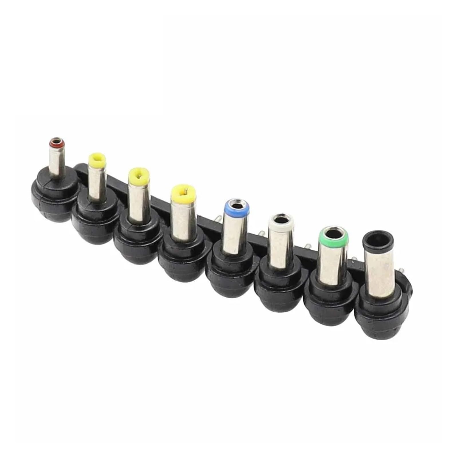 Connecteur Jack pour adaptateurs chargeur AC DC - Kit de 8 fiches d'alimentation multi-embouts