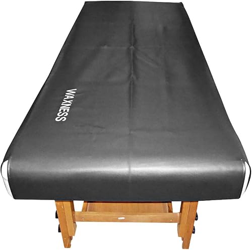 Miniatura 5 de Waxness - Funda de cama ajustable para mesa de encerado, 31 x 70 pulgadas, color gris