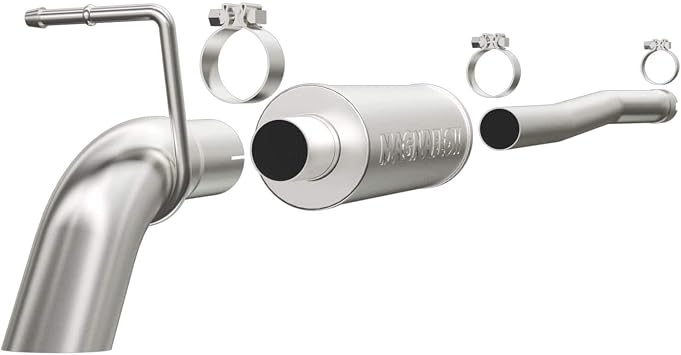 MagnaFlow Performance Cat-Back Exhaust System Kit 17143 | Off Road Pro Series, Turn Down In Front Of Rear Tire Exit, Fits 2012-2017 Jeep Wrangler 3.6L, 2018-2018 Jeep Wrangler JK 3.6L
