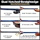 MusicNomad Tri-Beam 3’n 1 Dual Notched Straight Edge & Precision