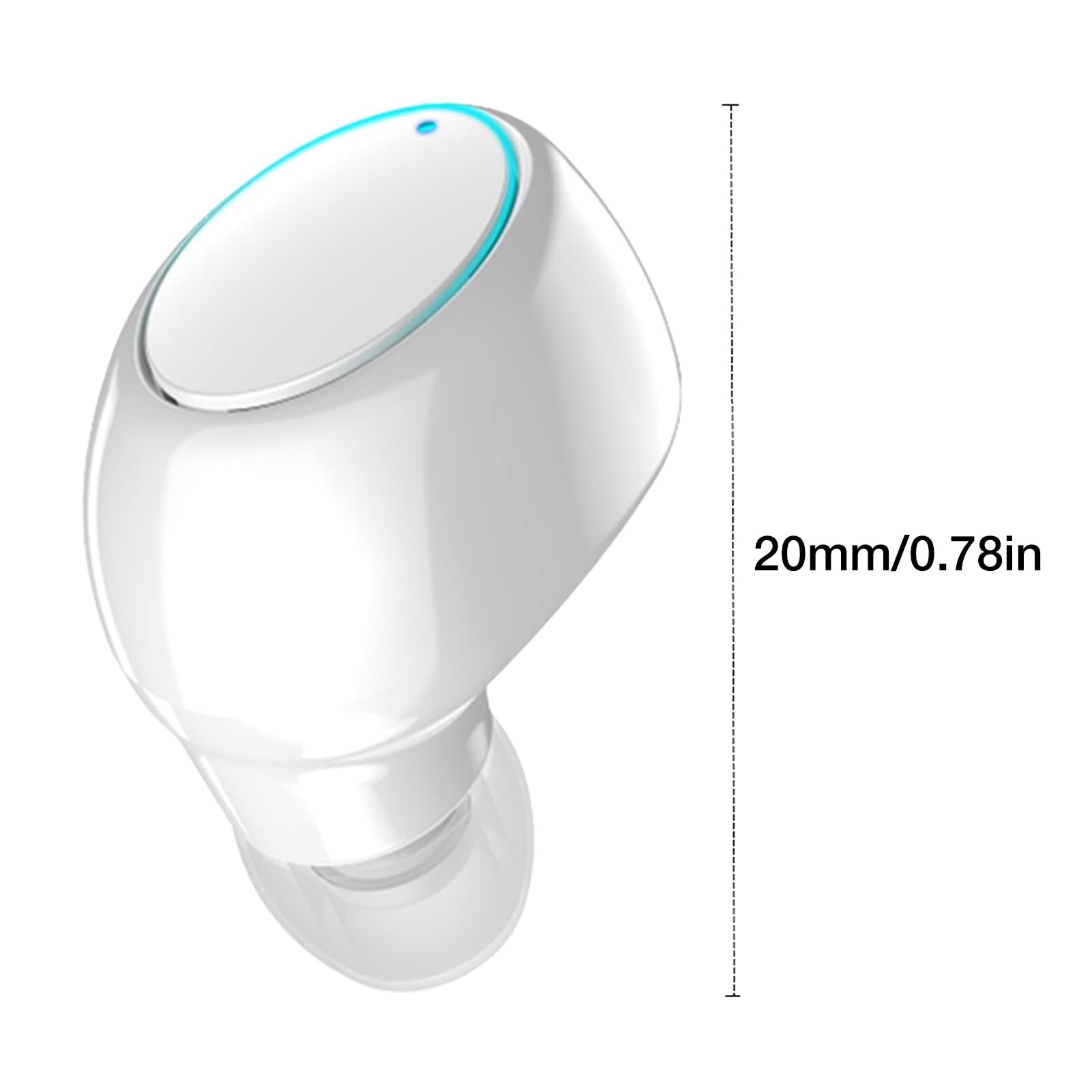 Auricolare Singolo Blue Tooth - Cuffie Blue Tooth | Auricolari per Il Lavoro Sleep Ear Buds Wireless Secret Wireless Auricolari per Orecchie Piccole Auricolare