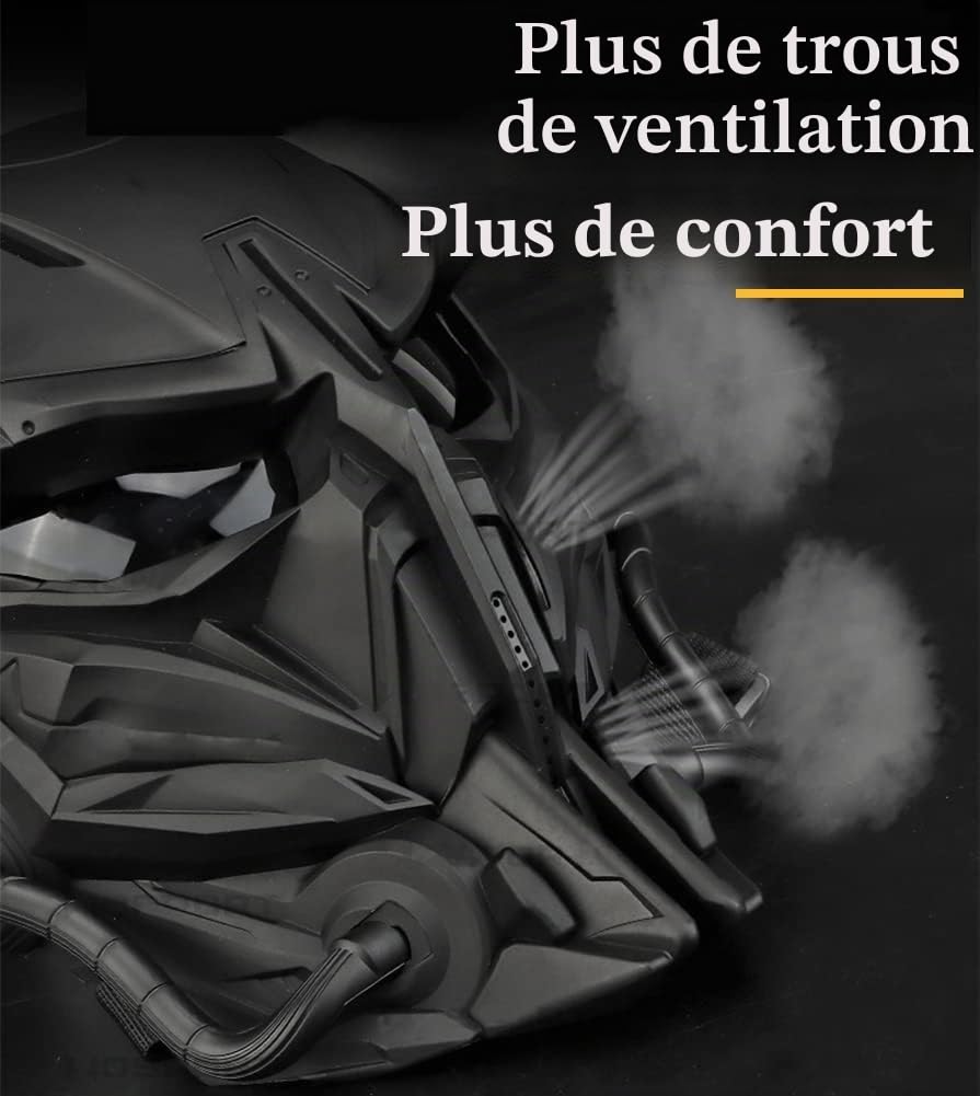 Airsoft Crâne Masque De Protection Intégral Masque De Cagoule Réglable pour Les Sports De Plein Air CS Cosplay Masque De Crâne Tactique