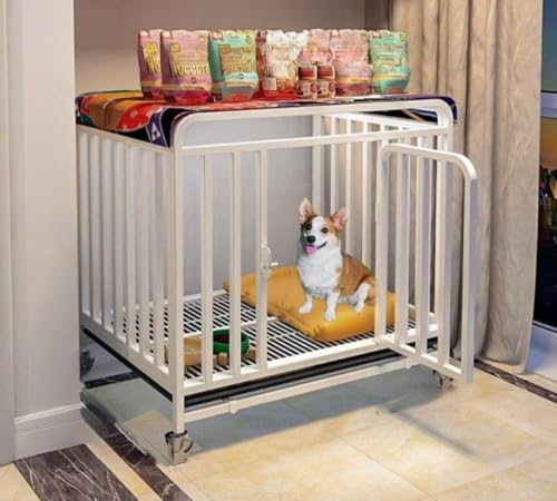 CokBlu���p�N���[�g�E�y�b�g�P�[�W�E�L���X�^�[�t���������A�����O�Ή��A���^�E���^�E��^���ɍœK�A�E���h�~�E���ȃX�`�[�����A�g���C�E�����t���f�U�C�� (XXL,�z���C�g)