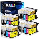 E-Z Ink (TM) Compatible Ink Cartridge Replacement for Brother LC61 LC-61 LC65 XL to use with MFC-J615W MFC-5895CW MFC-290C MFC-5490CN MFC-790CW MFC-J630W (8 Black, 4 Cyan, 4 Magenta, 4 Yellow) 20 Pack